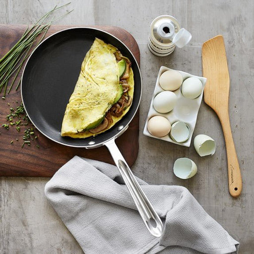 All-Clad D3 Stainless 10" (26cm) Nonstick Omelette Pan with Spatula Fry Pans & Skillets All-Clad   