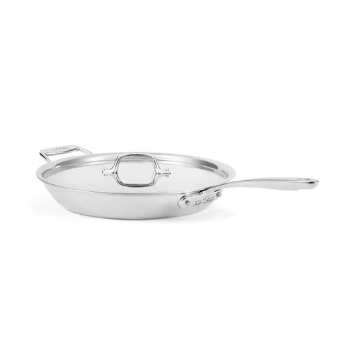 All-Clad G5 Graphite Core Stainless Steel 5-ply 12.5" Skillet with Lid Fry Pan All-Clad   