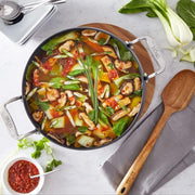 All-Clad All-Clad HA1 Nonstick 6qt Round Dutch Oven with Acacia Trivet and Spoon   