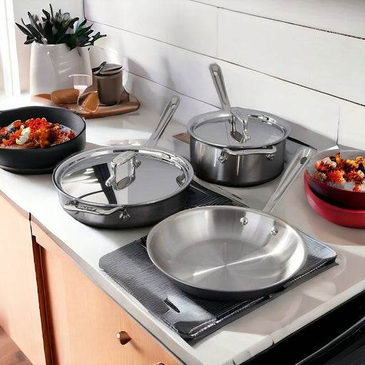 All-Clad Stainless D5 Brushed Cookware Set - 5 Piece - Kitchen Smart