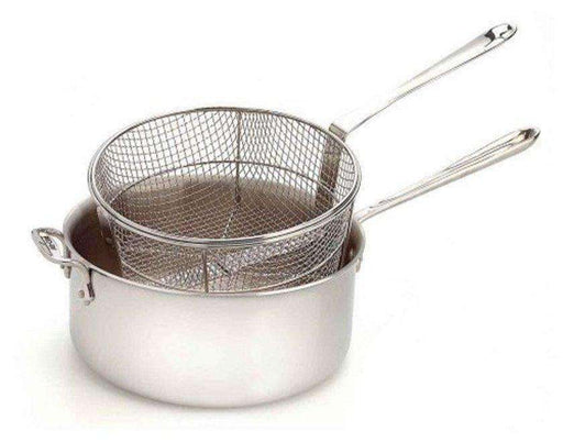 All-Clad Stainless Steel 6 QT (5.5L) Fry Basket Fry Pans & Skillets All-Clad   