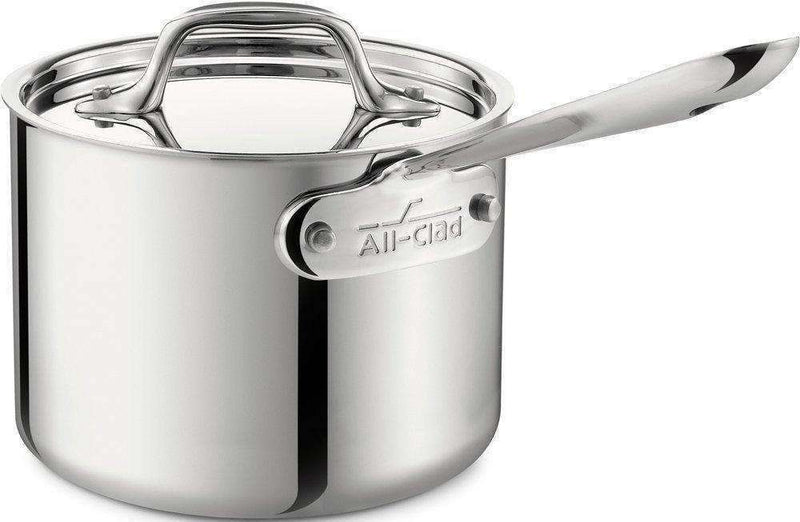 All-Clad All-Clad D3 Stainless Saucepan with Lid 1.5 QT (1.4L)  