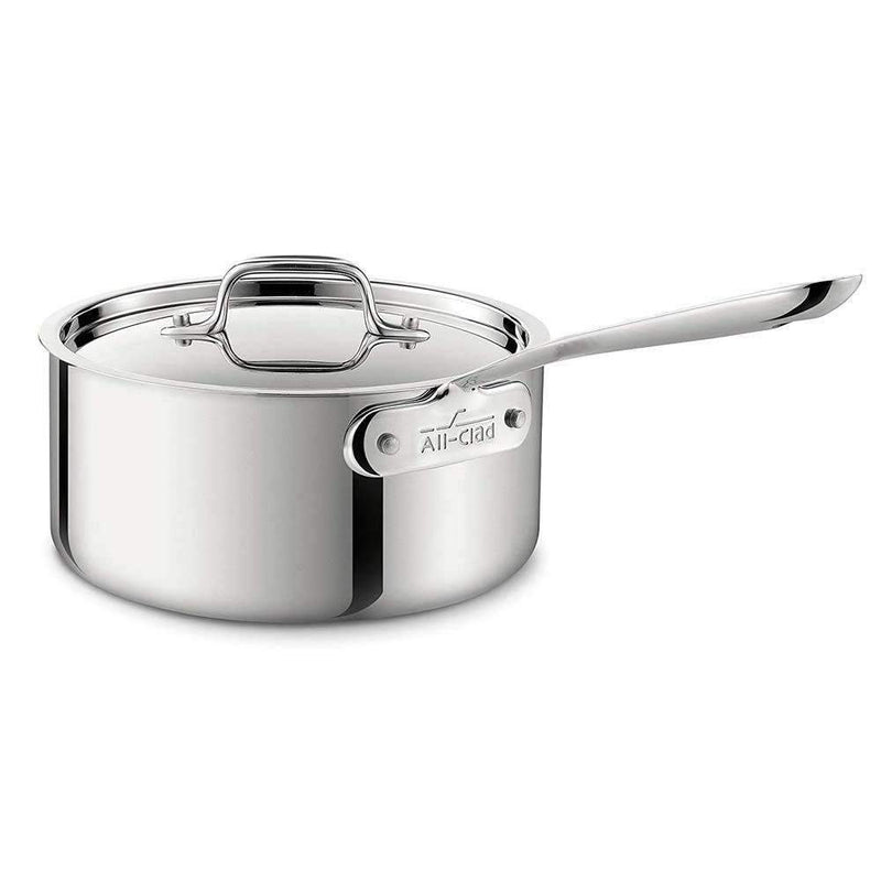 All-Clad All-Clad D3 Stainless Saucepan with Lid 3 QT (2.8L)  