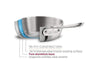 All-Clad D3 Stainless Steel Fry Pan With Lid Fry Pans and Skillets All-Clad   