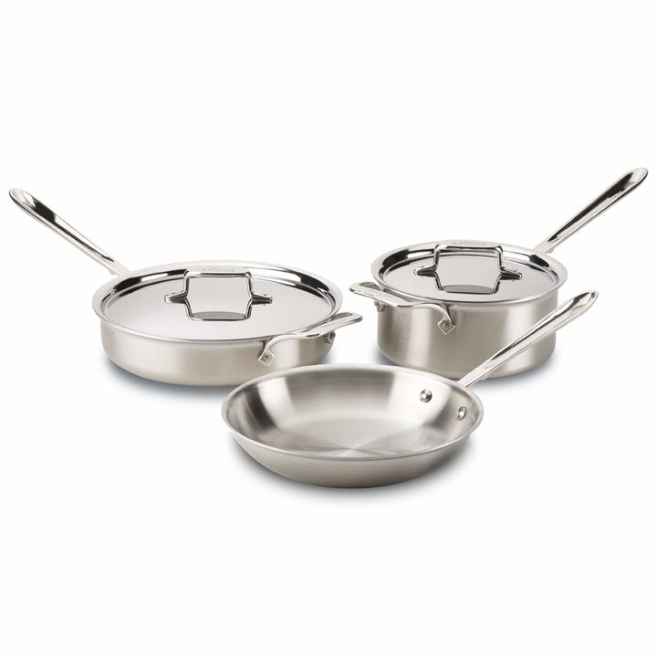 All-Clad Stainless D5 Brushed Cookware Set - 5 Piece - Kitchen Smart