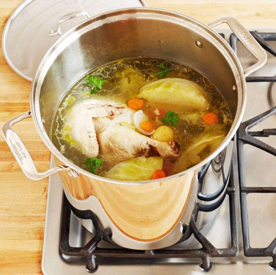 All-Clad Stainless 16 QT (15L) Stockpot with Lid - Kitchen Smart