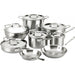 All-Clad Stainless D5 Brushed - 14 Piece Cookware Set Cookware Sets All-Clad   