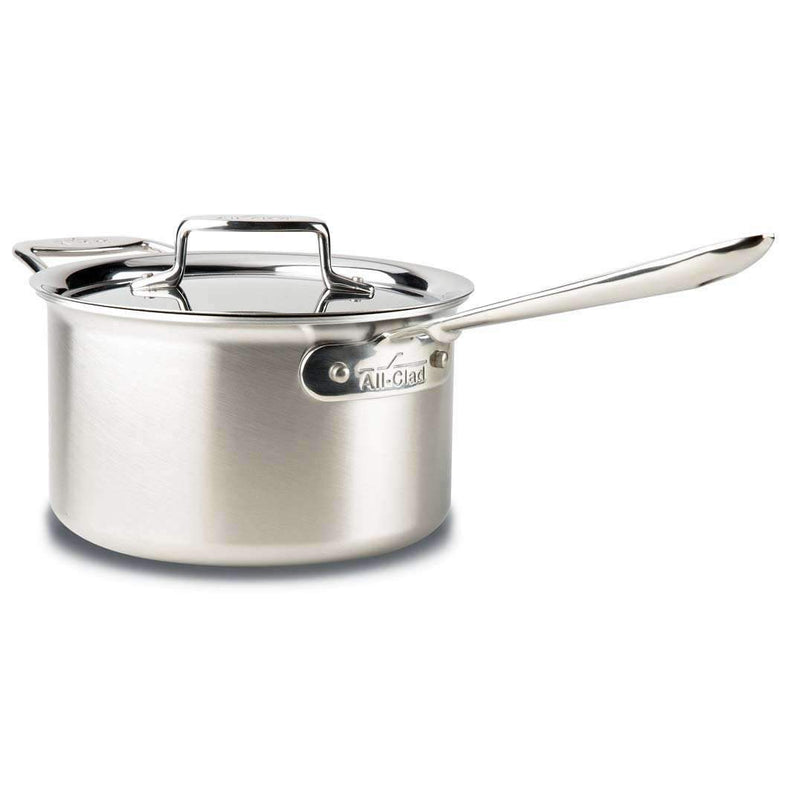 All-Clad All-Clad Stainless D5 Brushed Saucepan with Lid 3 QT (2.8L)  