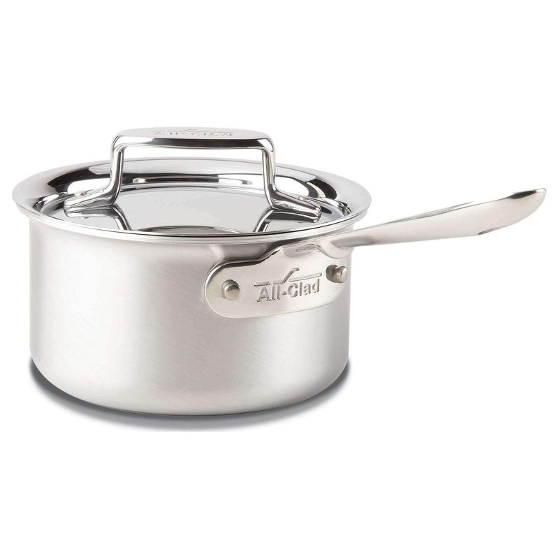 All-Clad All-Clad Stainless D5 Brushed Saucepan with Lid 1.5 QT (1.3L)  