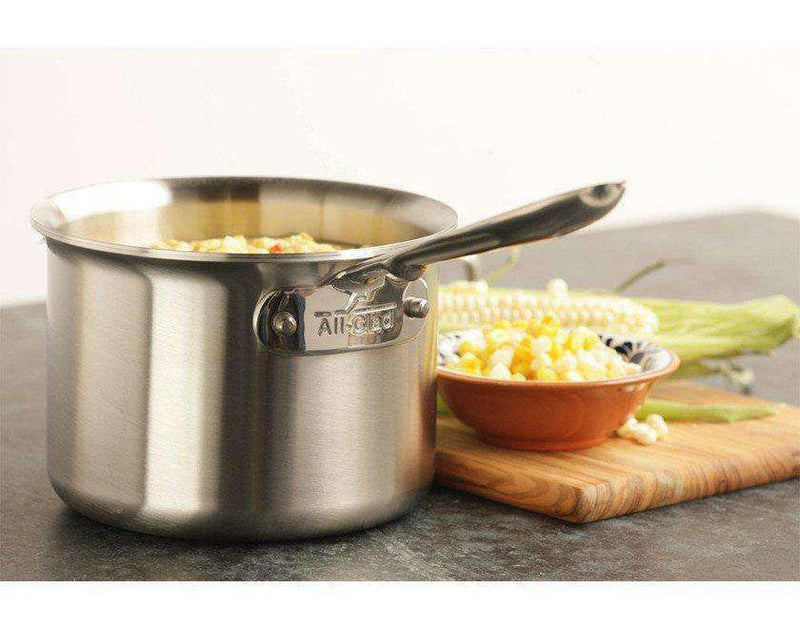 All-Clad All-Clad Stainless D5 Brushed Saucepan with Lid   