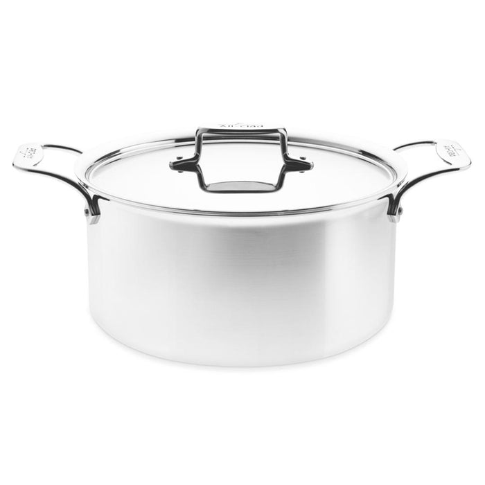 All-Clad Stainless D5 Polished 8 QT (7.6L) Stockpot with Lid Stock Pots All-Clad   