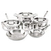 All-Clad Stainless D5 Polished Cookware Set - 10 Piece Cookware Sets All-Clad   