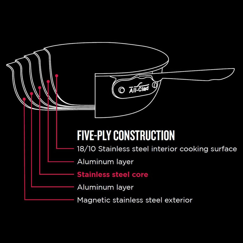 All-Clad All-Clad Stainless D5 Polished Fry Pan   