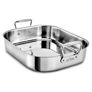 All-Clad All-Clad Stainless Large Roasting Pan with Nonstick Rack   