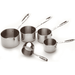 All-Clad Stainless Measuring Cup Set - 5 Piece Measuring Tools All-Clad   