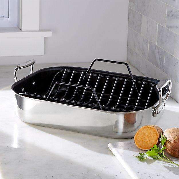 All-Clad All-Clad Stainless Nonstick Roasting Pan with Non-Stick Rack   