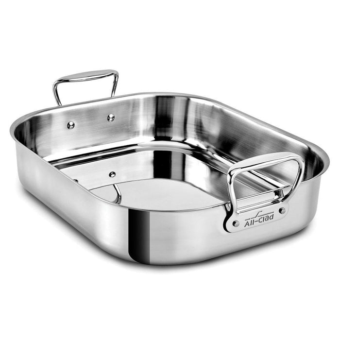 All-Clad Stainless Small Roasting Pan with Rack Roasters All-Clad   