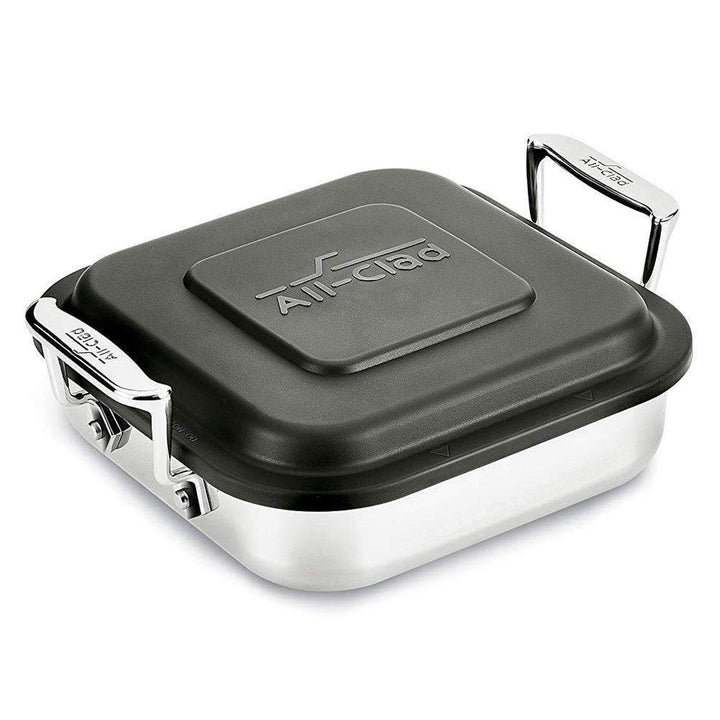 All-Clad Stainless Square Baker with Lid - Kitchen Smart