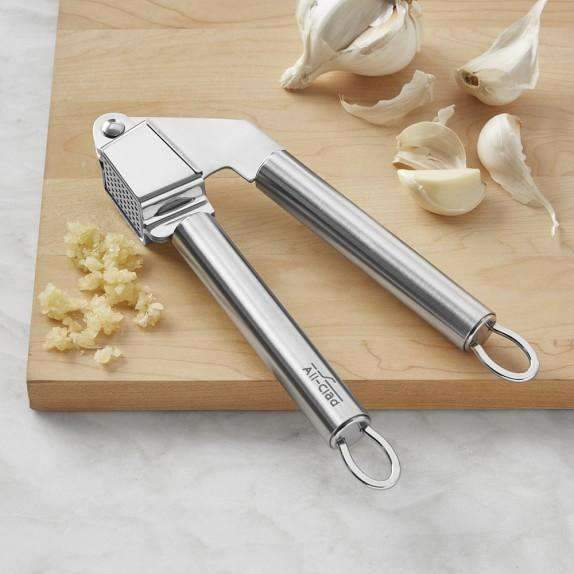 All-Clad Gourmet Stainless Steel Garlic Press - Kitchen Smart