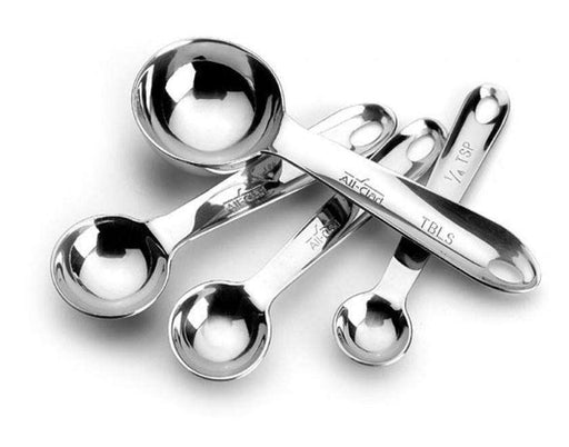 All-Clad Stainless Steel Measuring Spoon - 4 Piece Set - Kitchen Smart