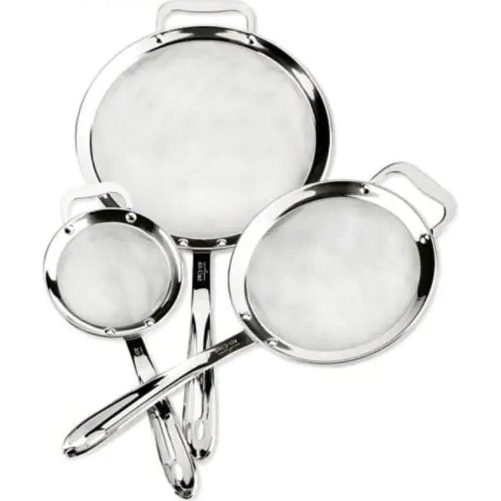 All-Clad Professional Stainless Strainers - Set of 3 - Kitchen Smart