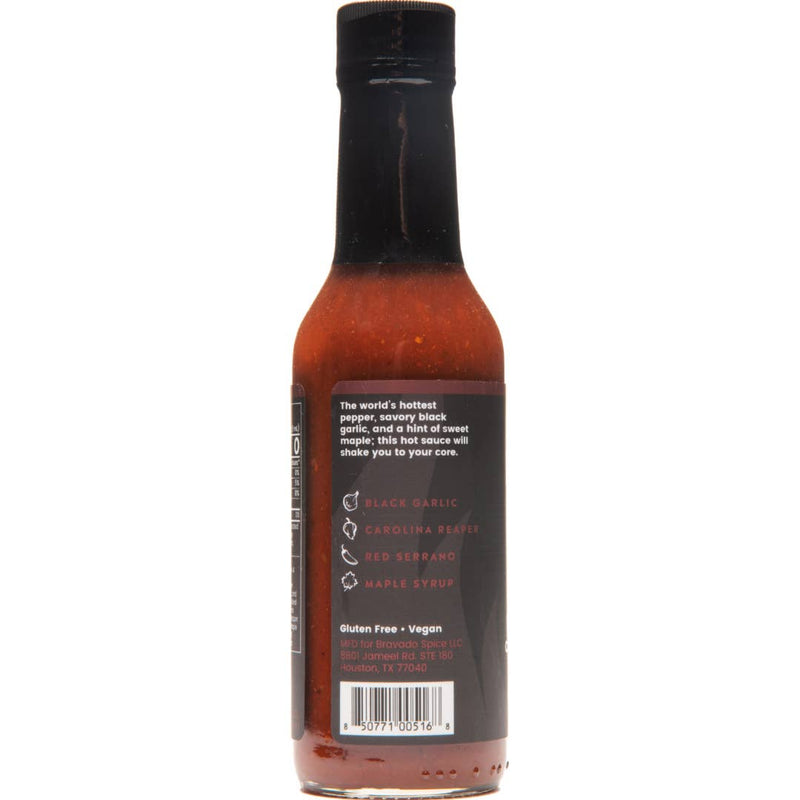 Bravado Spice Co. Bravado Black Garlic Carolina Reaper Hot Sauce   