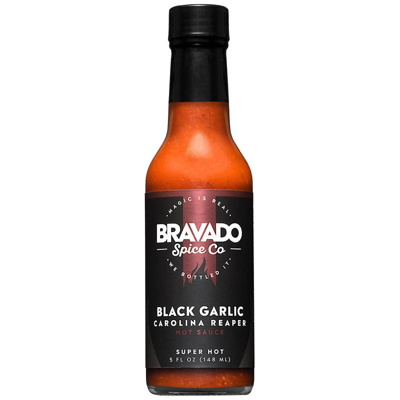 Bravado Spice Co. Bravado Black Garlic Carolina Reaper Hot Sauce   