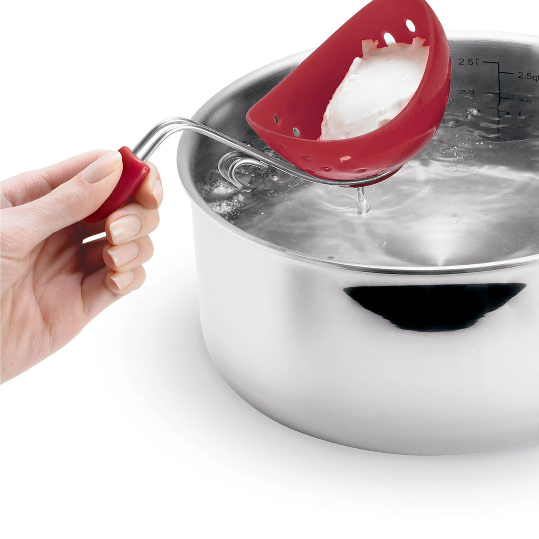 Cuisipro Red Egg Poacher - Set of 2 - Kitchen Smart