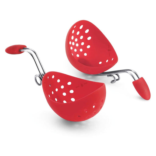 Cuisipro Red Egg Poacher - Set of 2 Kitchen Tools Cuisipro   
