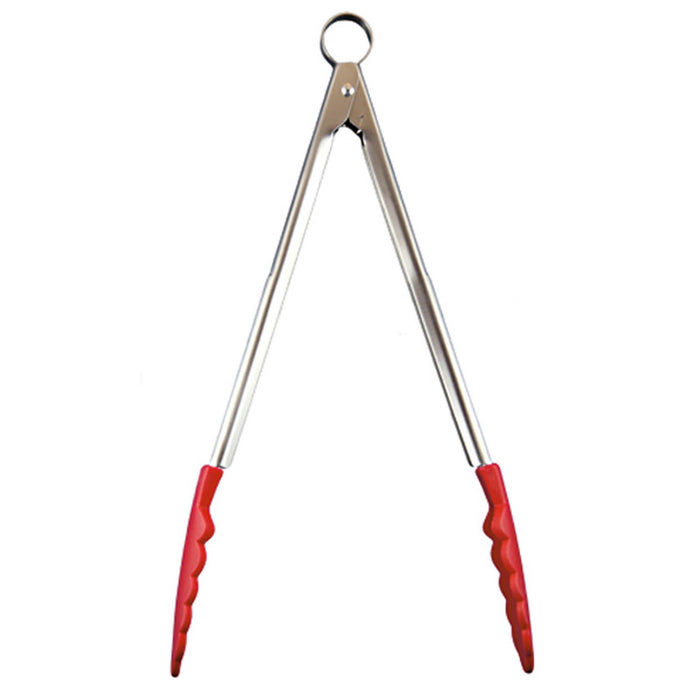 Cuisipro Silicone Locking Tongs Tongs Cuisipro 9.5" Red 