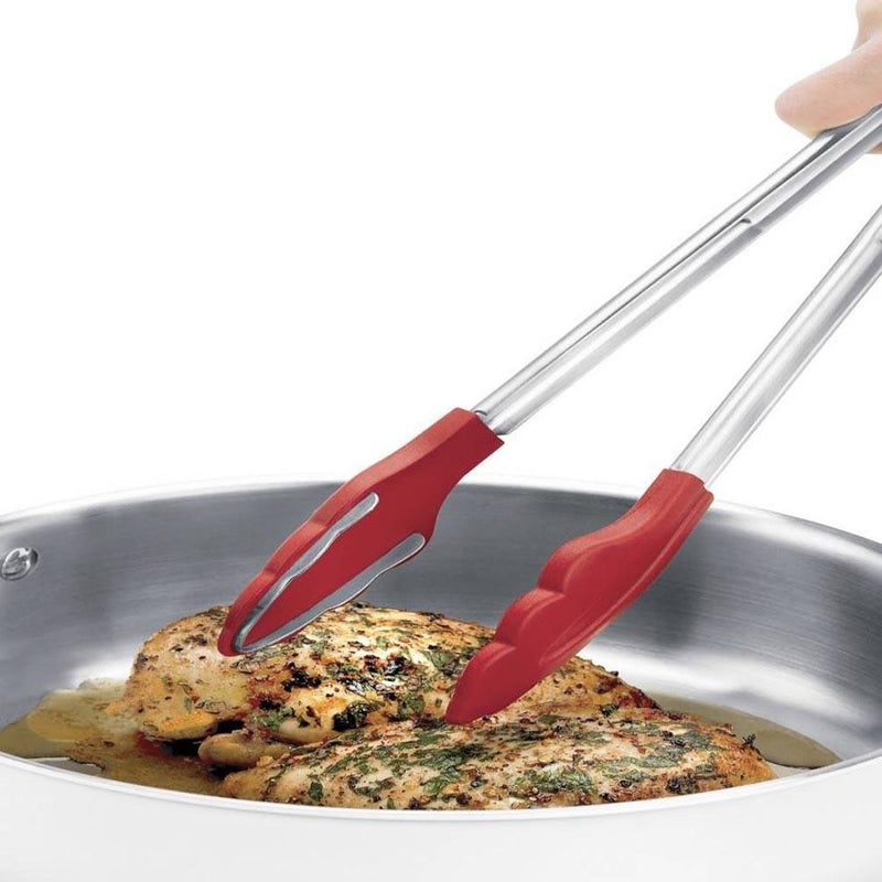 Cuisipro Cuisipro Silicone Tongs with Metal Teeth   