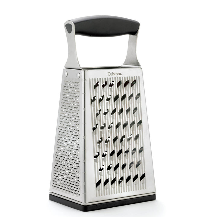 Cuisipro Silver 4 Sided Box Grater - 746850 - Kitchen Smart