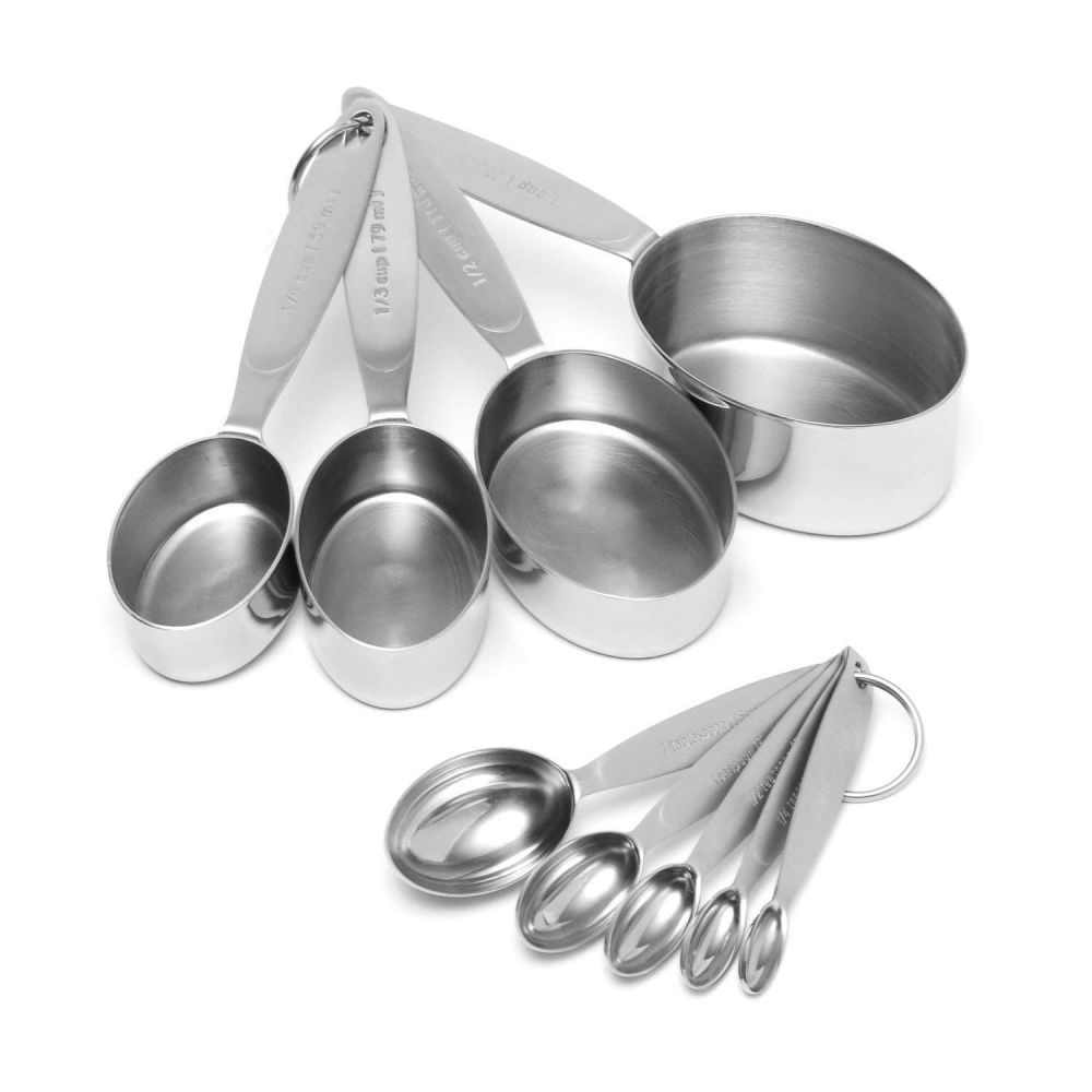 Cuisipro Stainless Steel Measuring Cups & Spoons Set - Kitchen Smart