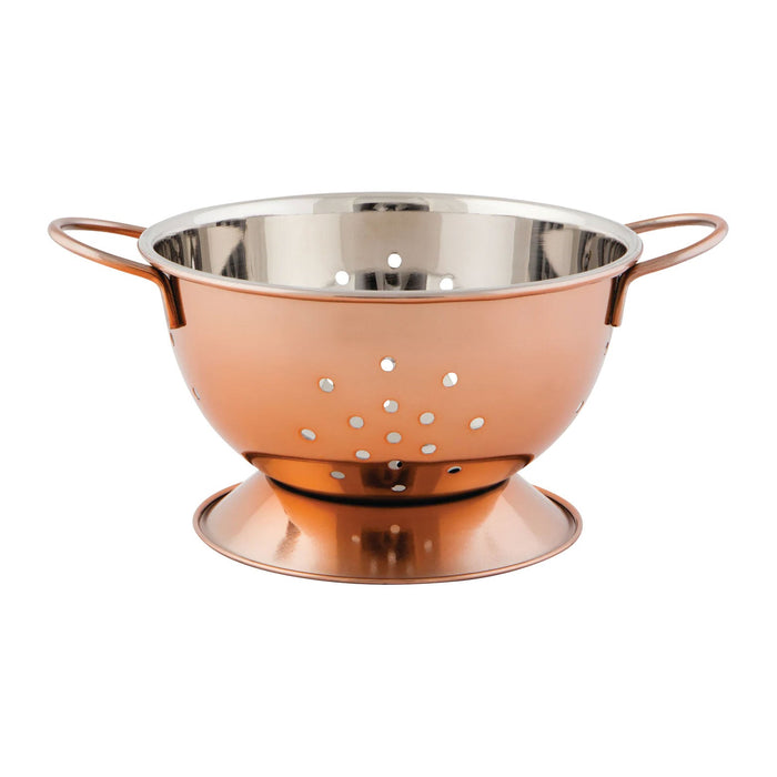 Now Designs Metal Small Colander Strainers Danica Rose Gold  