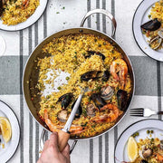 de Buyer deBuyer Mineral B Element 12.5" (32 cm) Paella Pan   