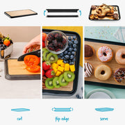 Dreamfarm Dreamfarm Fledge Bamboo Flip Cutting Board - Large   