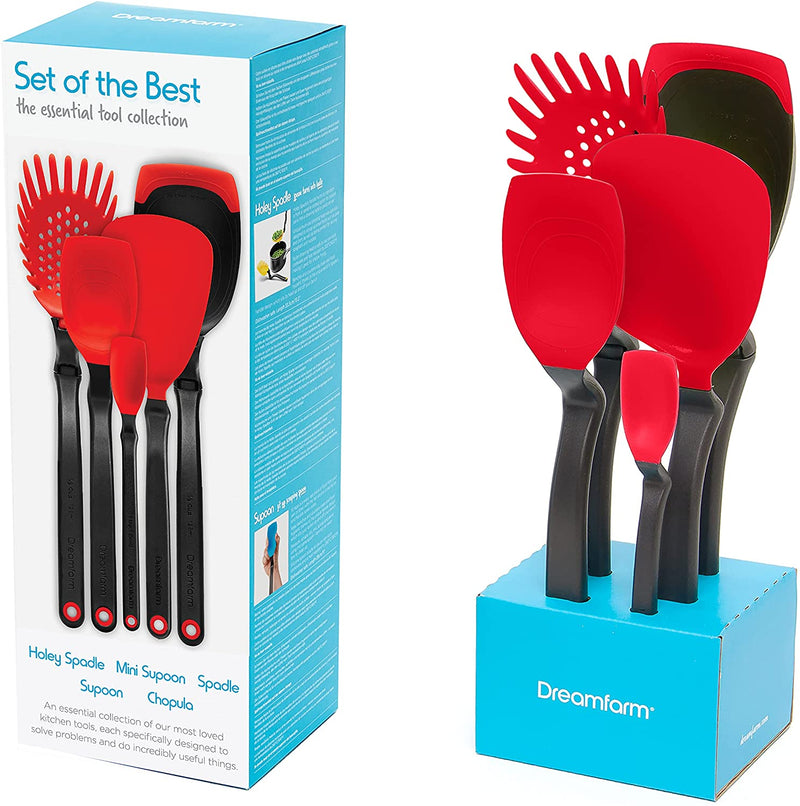 Dreamfarm Dreamfarm Kitchen Utensil Set of the Best Red - 5 Piece   