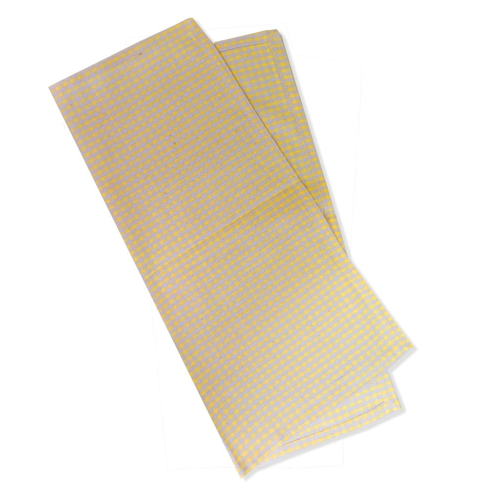 Lemon Tree Geometric Yellow Cloth Napkin - Set of 4 - Kitchen Smart