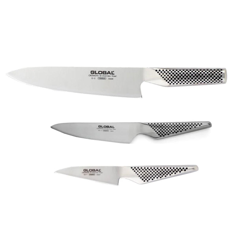 Global Global Knife Set - 3 Piece   