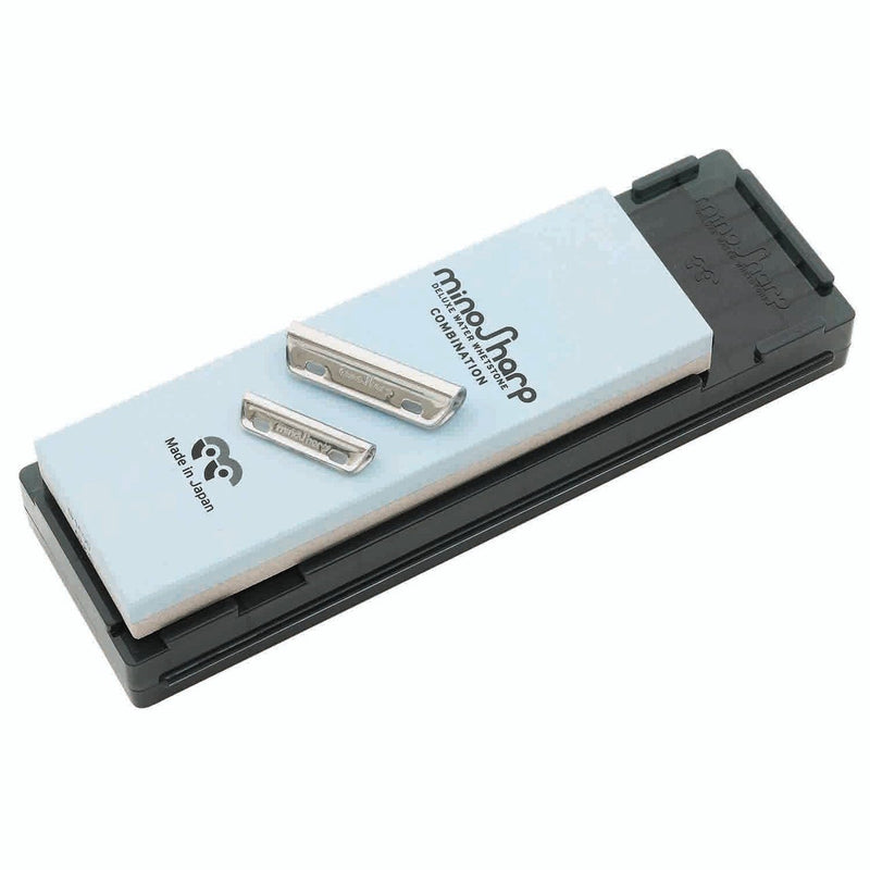 Global Global Minosharp Deluxe Whetstone Kit (Rough+Medium)   