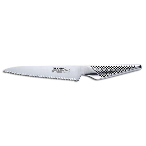 Global - GS Series 5.9" (15cm) Utility Scallop Knife - Kitchen Smart