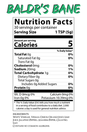 Halogi Hot Sauce Halogi Baldr's Bane Hot Sauce