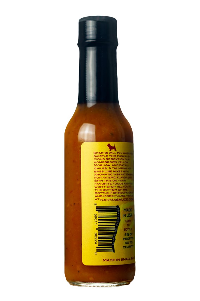 Karma Sauce Karma Sauce Funken Hot Yellow Moruga   