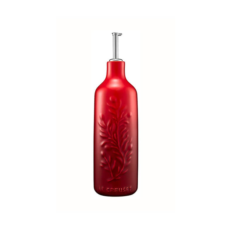 Le Creuset Le Creuset Stoneware Oil Cruet Cerise  