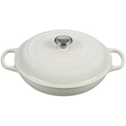 Le Creuset Le Creuset Signature Cast Iron 3.7 QT (3.5L) Braiser White  