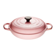 Le Creuset Le Creuset Signature Cast Iron 3.7 QT (3.5L) Braiser Shell Pink  