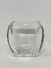 Kitchen Smart Libbey Clear Rounded Square Glass Votive - Set of 4   