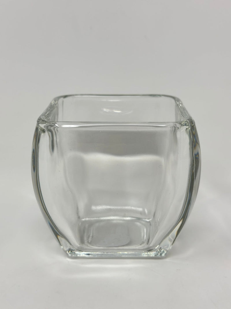 Kitchen Smart Libbey Clear Rounded Square Glass Votive - Set of 4   