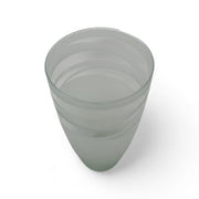 la mediterranea Frosted Swirl Glass Vase   