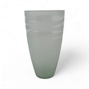 la mediterranea Frosted Swirl Glass Vase   